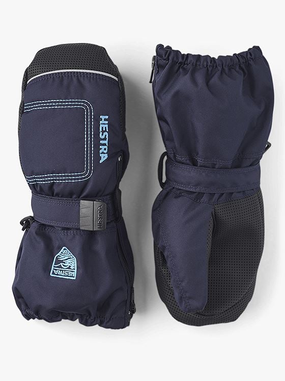 Hestra Baby Zip Long mitt Dark Navy