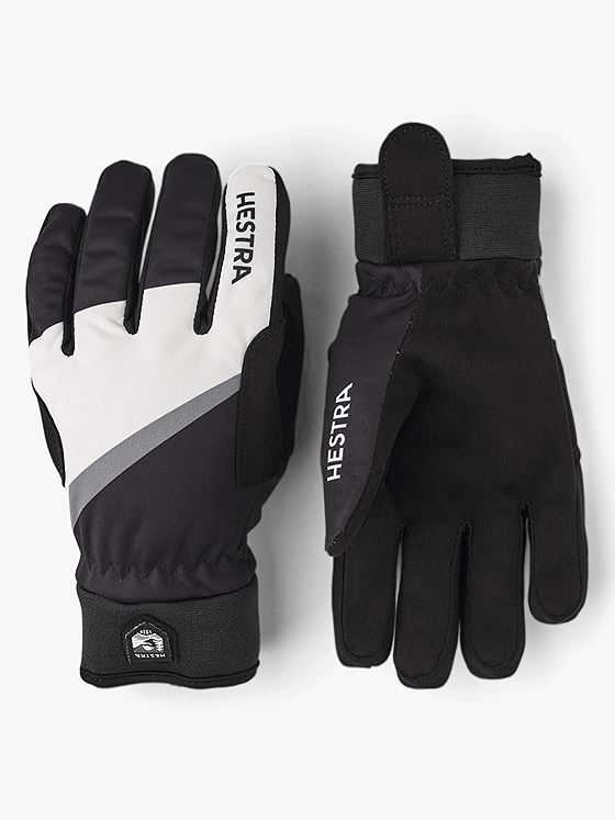 Hestra Tracker Junior 5 finger Black