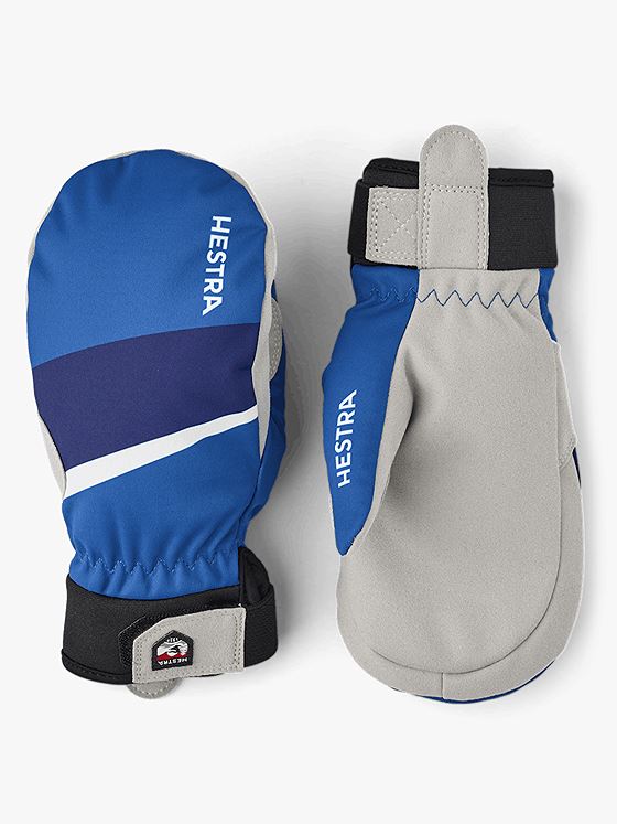 Hestra Tracker Mitt Royal blue print