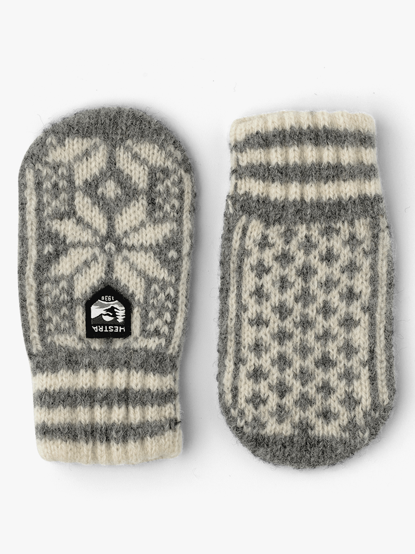 Hestra Kids' Nordic mitt Grey / Offwhite