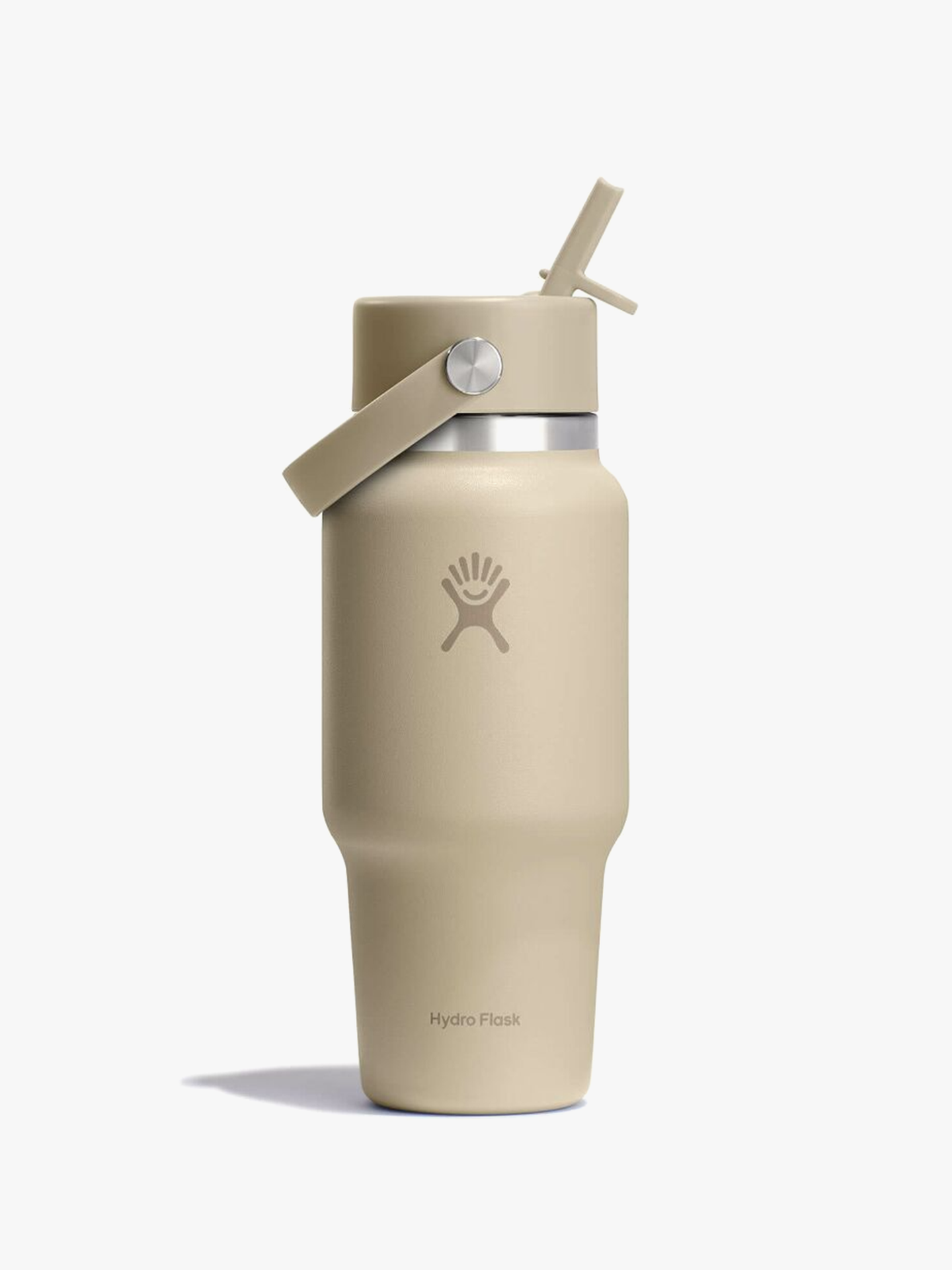 Hydro Flask Wide Flex Straw Travel Bottle 24oz Tonal Oat