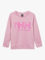 Helly Hansen K HH Tech Graphic Long Sleeve Top Pink Lavendel