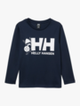 Helly Hansen K HH Tech Graphic Long Sleeve Top Navy