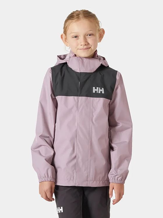 Helly Hansen Junior Vancouver Rain Jacket Purple Clay