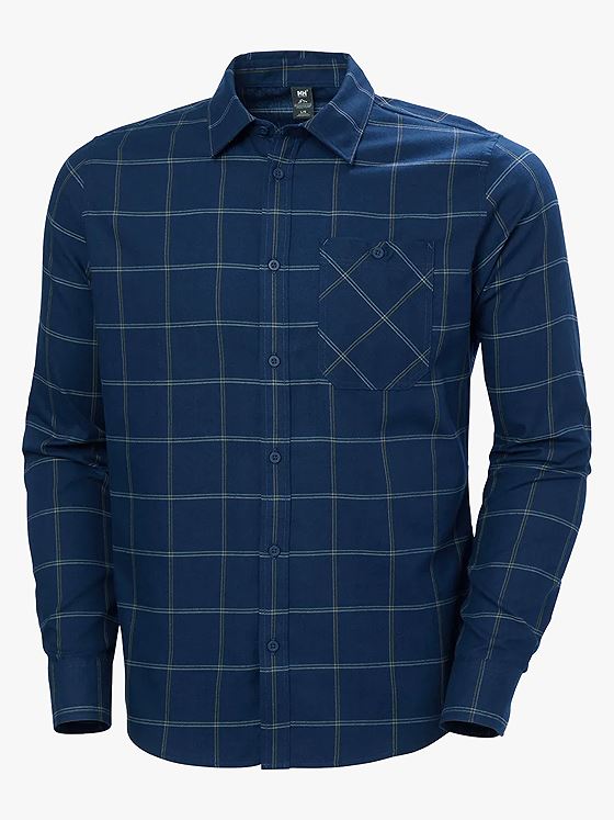 Helly Hansen Aker Flannel Long Sleeve Shirt Ocean Sierr