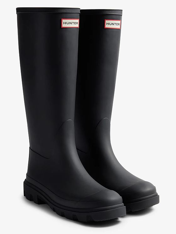 Hunter Unisex Downpour Tall Boot Black