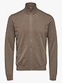 Selected Homme Berg Full Zip Cardigan Teak Melange