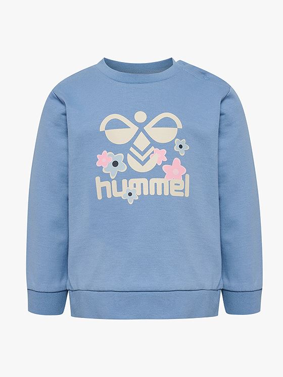 Hummel Lime Sweatshirt Faded Denim