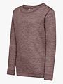 Hummel Junior Wool Rib T-Shirt Long Sleeve Twilight Mauve