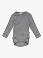 Hummel Mini Wool Rib Body Long Sleeve Grey Melange