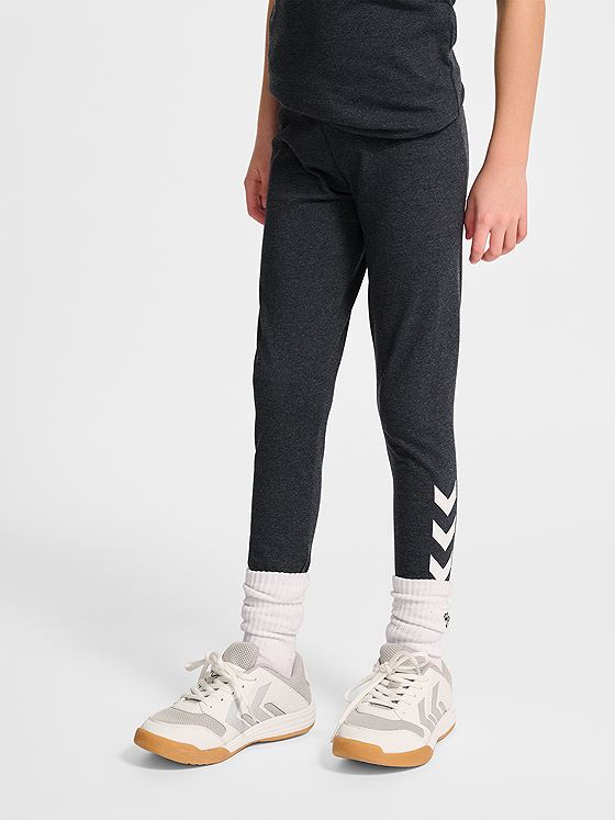 Hummel Junior logo tights black