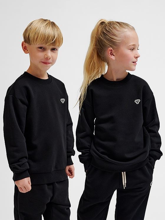 Hummel Junior Loose Crewneck Bee Black