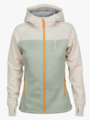 Hygge Women's Pow Zip Hoodie Beige / Light Green