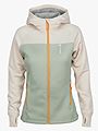 Hygge Women's Pow Zip Hoodie Beige / Light Green