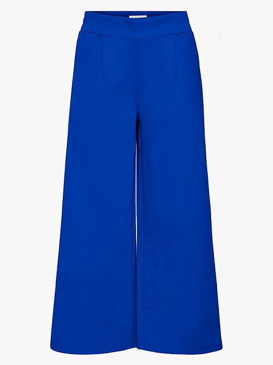 Ichi Kate Wide Pant Long Sodalite Blue