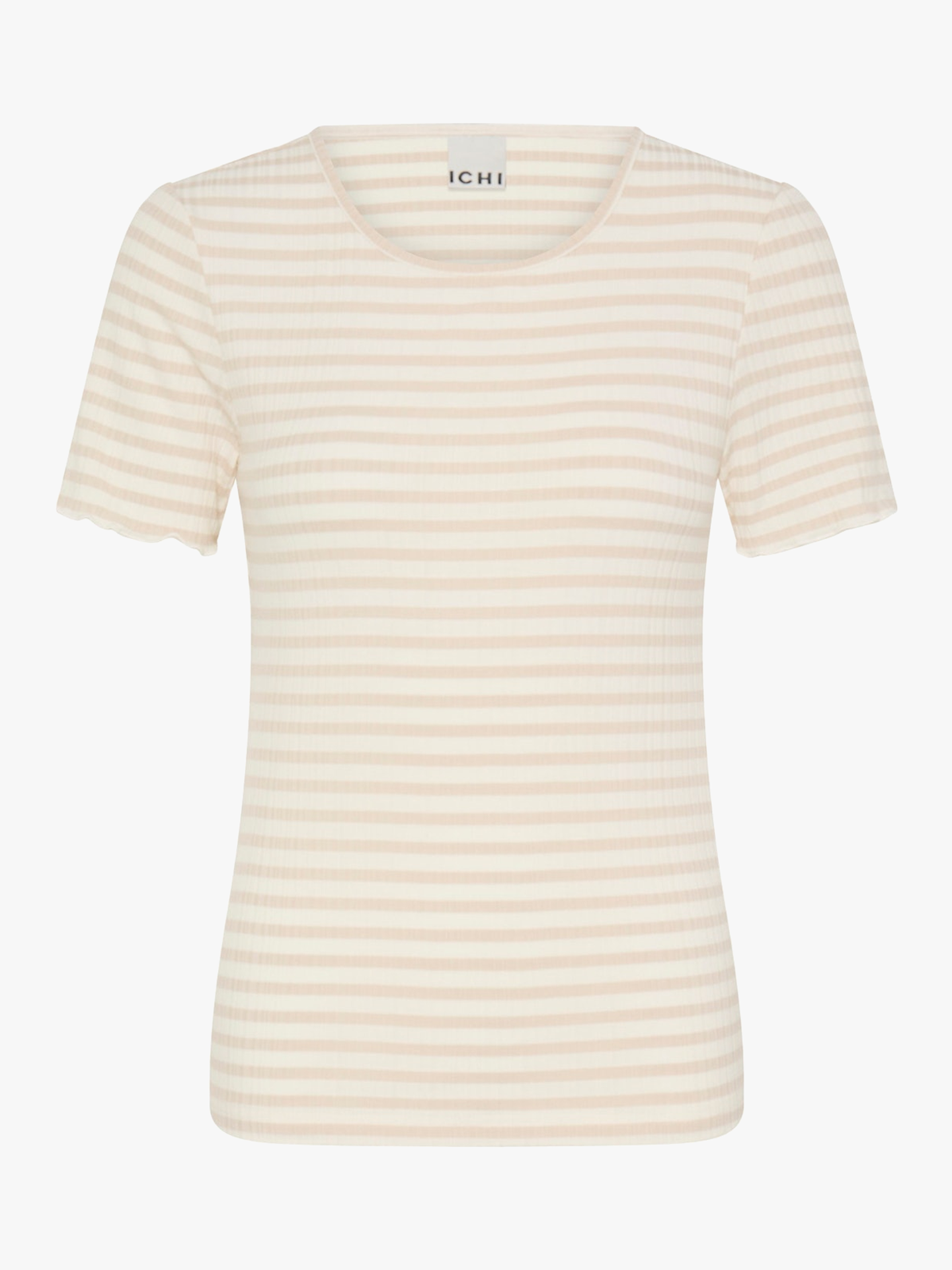 Ichi Cella Short Sleeve Cloud Dancer / Oatmeal