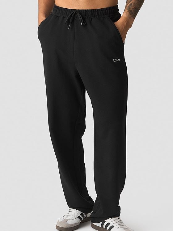 ICIW Stride Straight Leg Sweat Pants Black