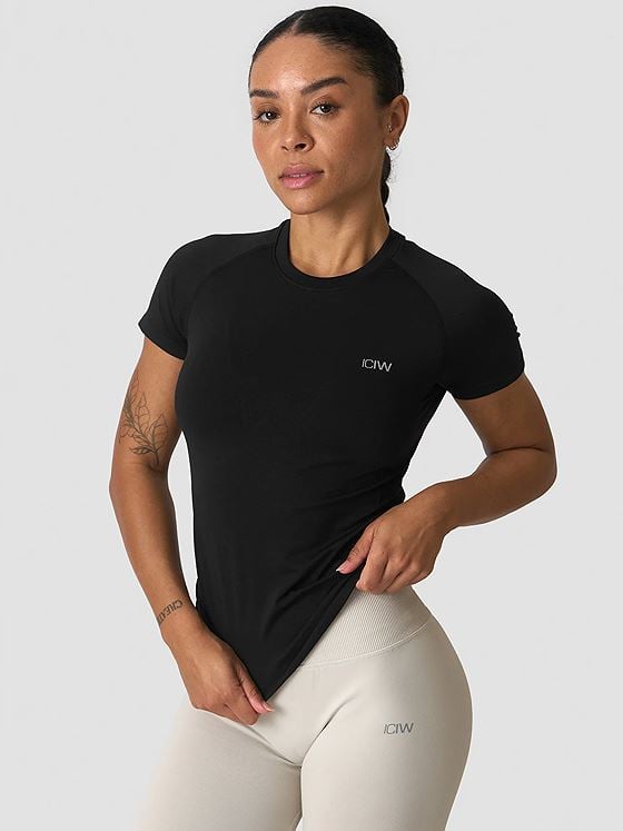 ICIW Define Seamless T-Shirt Black