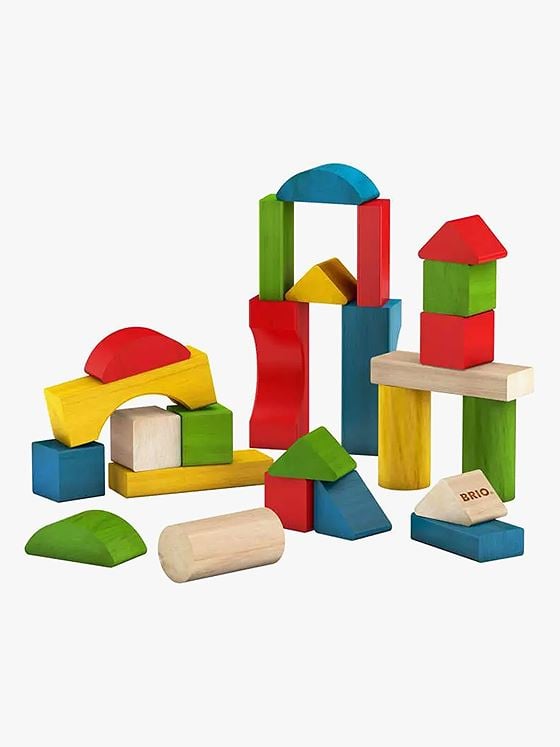 Brio ® Byggeklosser 25 farg tre Flerfarget
