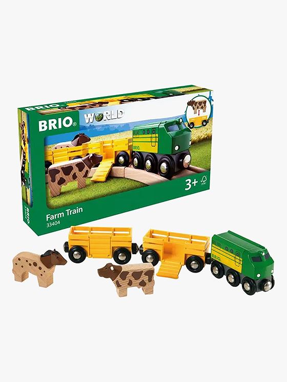 Brio ®World Lok m/2 vogner m/dyr Flerfarget
