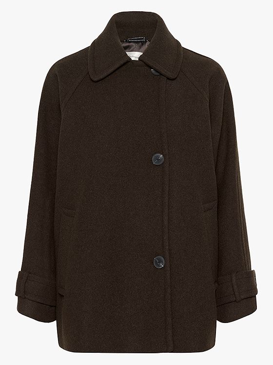 InWear Thora Minona Coat R Chocolate Brown