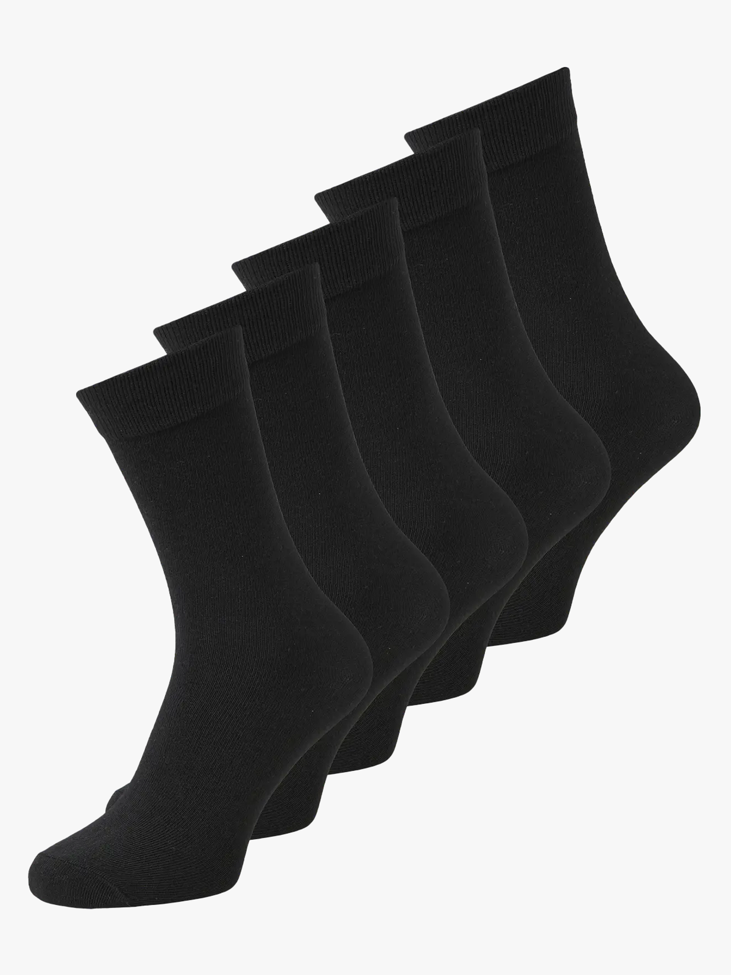 Jack and Jones Junior Black Sock 5 Pack Black