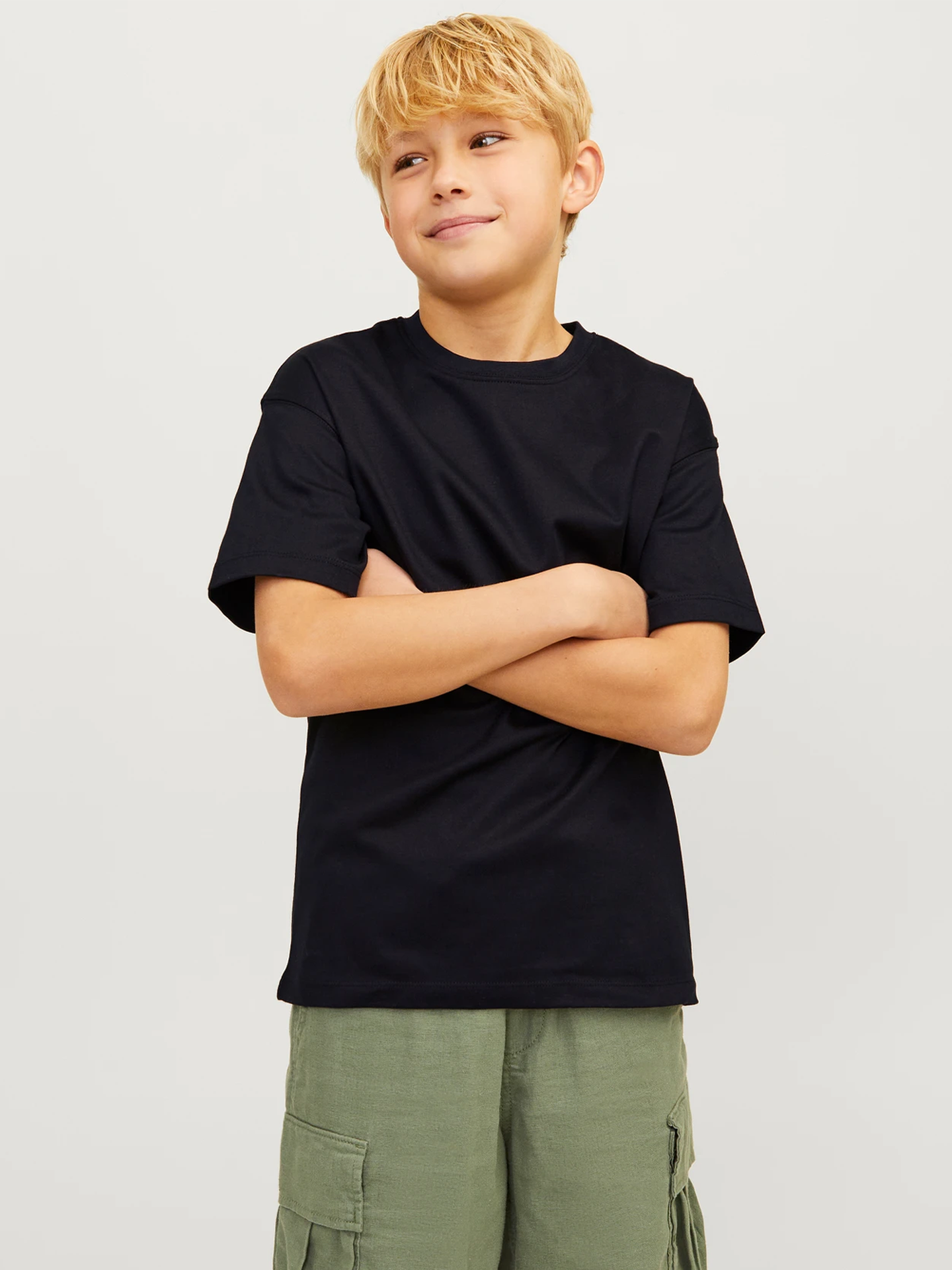Jack and Jones Junior Urban Edge Tee Short Sleeve O-Neck Junior Black