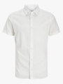 Jack and Jones Junior Reeze Shirt Short Sleeve Junior White