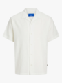 Jack and Jones Junior Luke Crinkle Shirt Junior Cloud Dancer