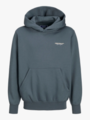 Jack and Jones Junior Islington Back Sweat Hood Junior Stormy Weather