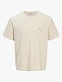 Jack and Jones Junior Almeria World Tee Crew Neck Junior Antique White