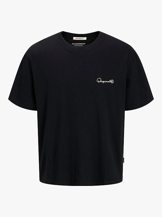Jack and Jones Junior Capulco Type Tee Crew Neck Junior Black