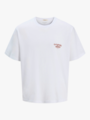 Jack and Jones Junior Capulco Type Tee Crew Neck Junior Bright White