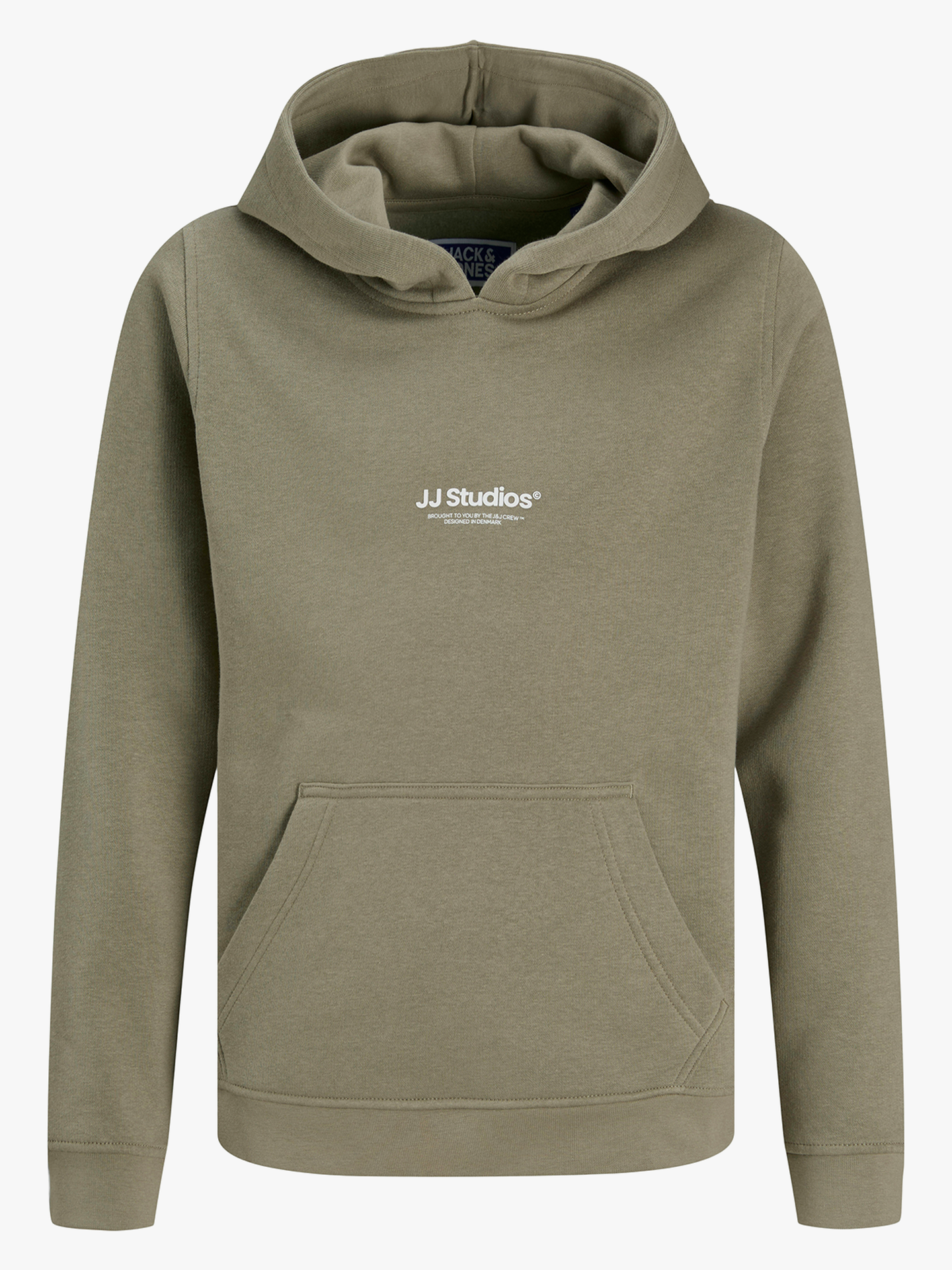 Jack and Jones Junior Soho Sweat Hood Jnr Vetiver