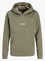Jack and Jones Junior Soho Sweat Hood Jnr Vetiver