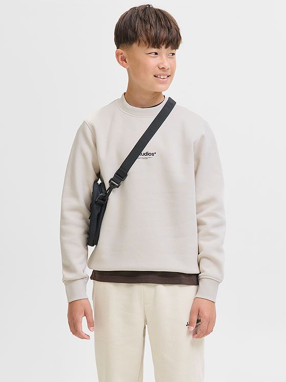 Jack and Jones Junior Soho Sweat Crew Neck Junior Moonbeam