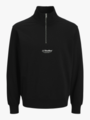 Jack and Jones Junior Soho Sweat Quarter Zip Black