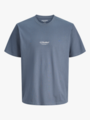Jack and Jones Junior Soho Tee Crew Neck Blue Mirage