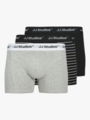 Jack and Jones Junior Soho Solid Trunks 3 Pack Junior Black / Grey