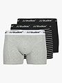 Jack and Jones Junior Soho Solid Trunks 3 Pack Junior Black / Grey