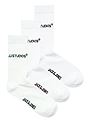 Jack and Jones Junior Soho Tennis Socks 3 Pack Jnr White