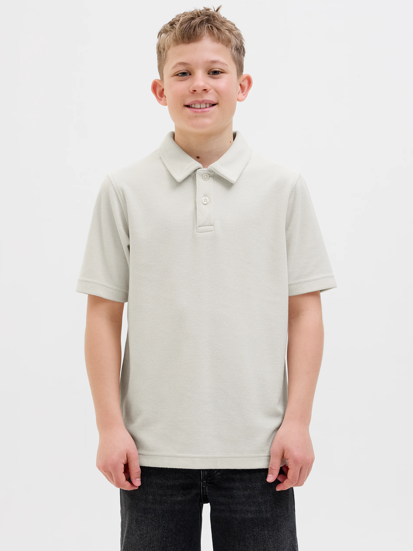 Jack and Jones Junior Laben Polo Junio Cloud Dancer