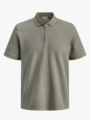Jack and Jones Austin Zip Polo Short Sleeve Vetiver Classic