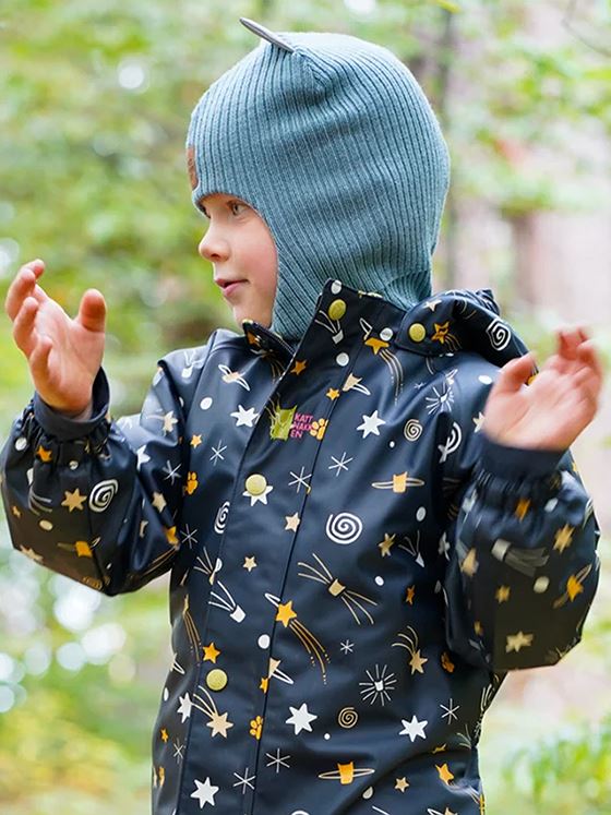 Kattnakken Balaklava m/refleks Dueblå