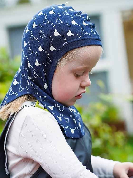 Kattnakken Balaklava - Tynn ull Blå