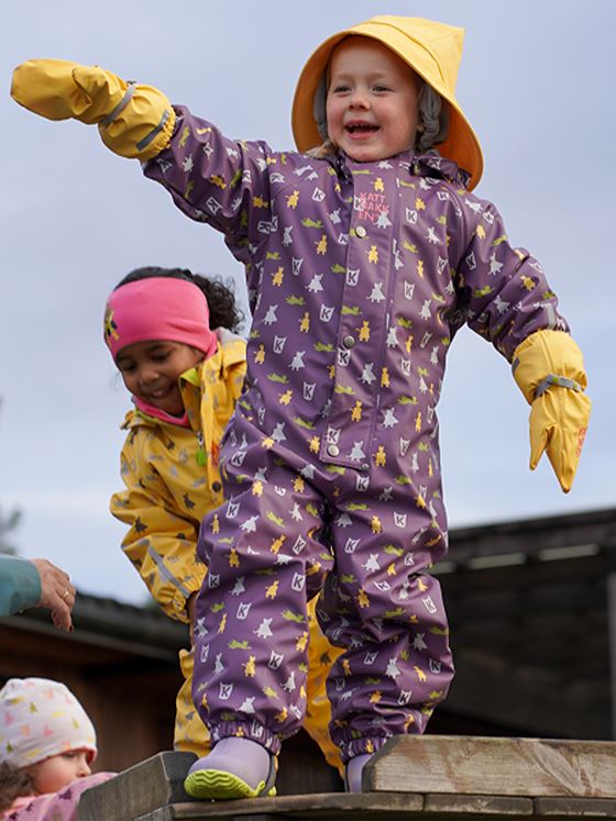 Kattnakken Heilårsregndress Hagl Viola