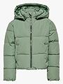 Kids Only Dolly Short Puffer Jacket Hedge Green