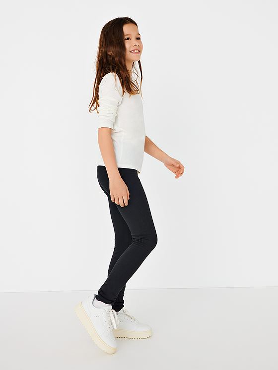 Kids Only Emili Brushed Leggings Swt Sort