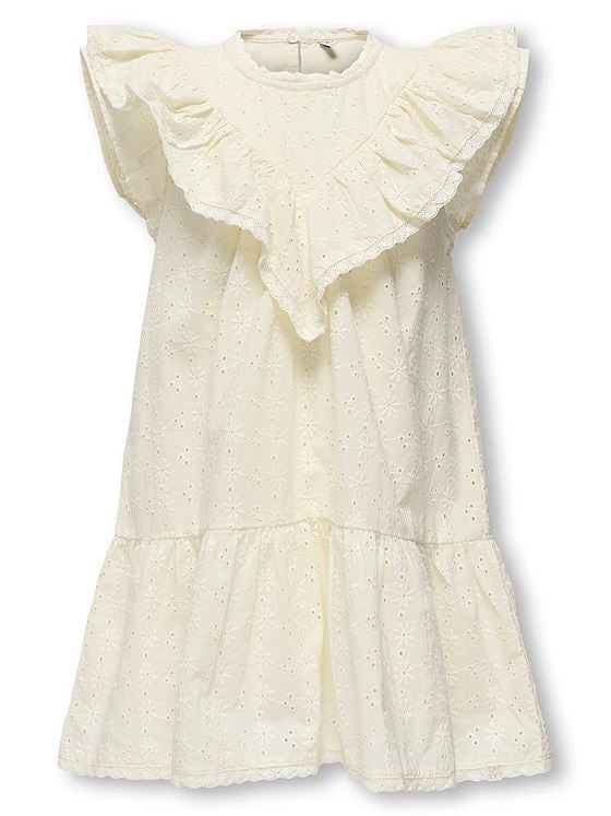 Kids Only Margot Life Short Sleeve Embroidery Dress Tofu