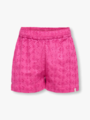 Kids Only Margot Life Embroidery Shorts Woven Fuchsia Fedora